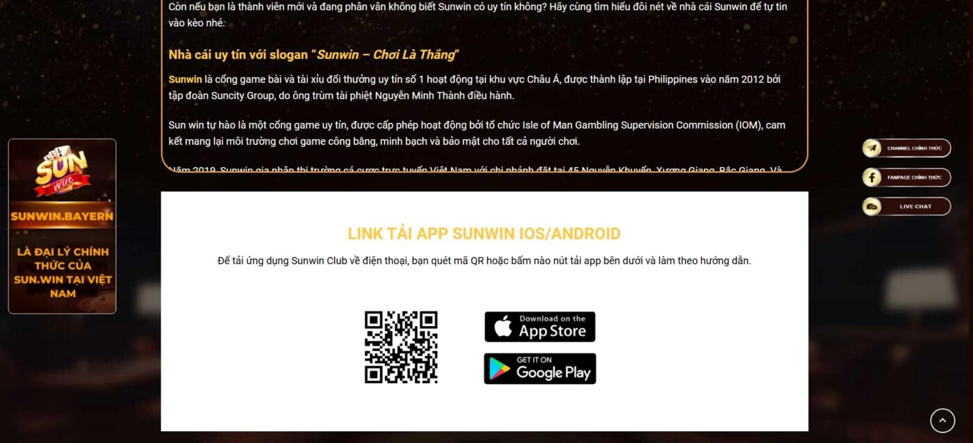 hướng dẫm tải app tài xỉu Sunwin